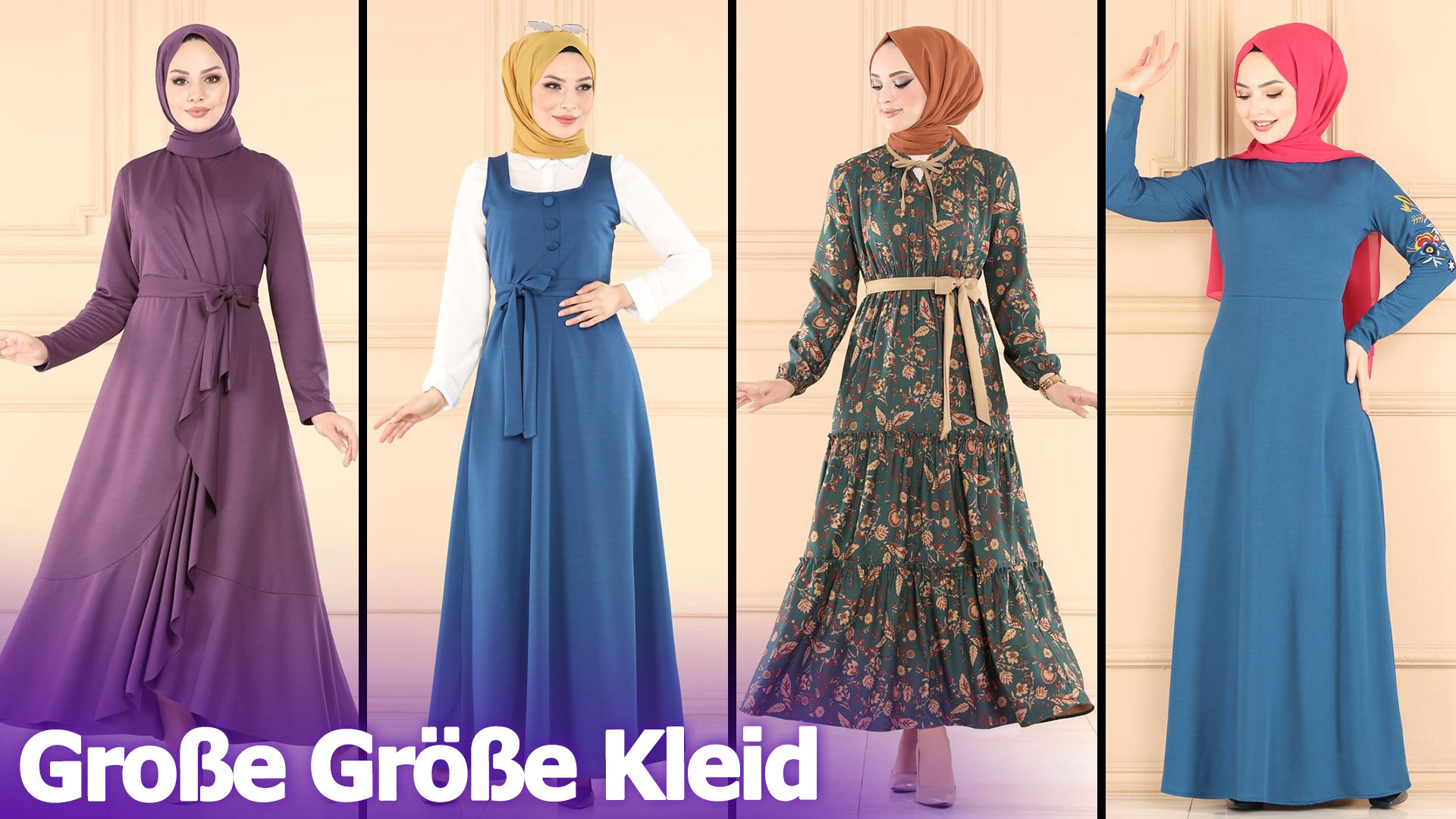Moda Selvim Hijab-Kleidermodelle in Übergröße 3 - Hijab Kleider Winter Saison 2023