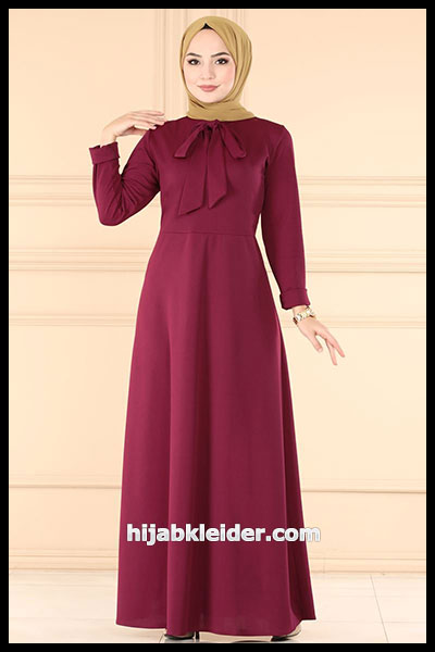 Große Größen Hijab Kleider Modelle 14 (Moda Selvim Wintermode 2023)