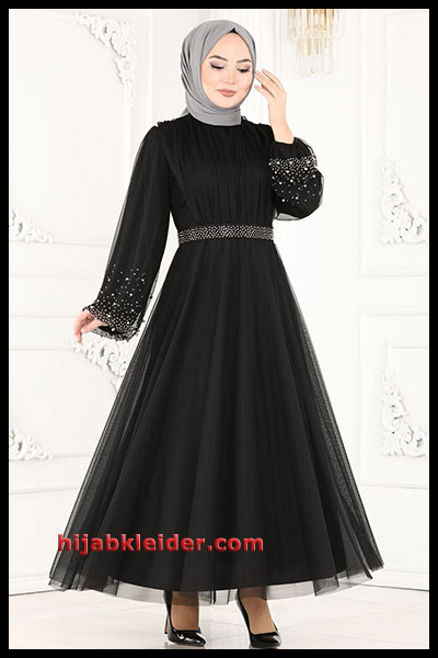 ModaSelvim 2023 Winter Hijab Abendkleider 10 – Modaselvim Abendkleider – Evening Dresses