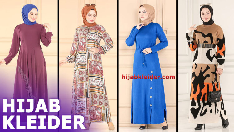 2023 Winter Moda Selvim Kleid Modelle 16 | Hijab Kleider - Hijab Dresses
