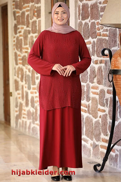 Amine Hüma ModaNisa Abendkleider 3 – Wintermode 2023 Hijab Abendkleid- Evening Dress