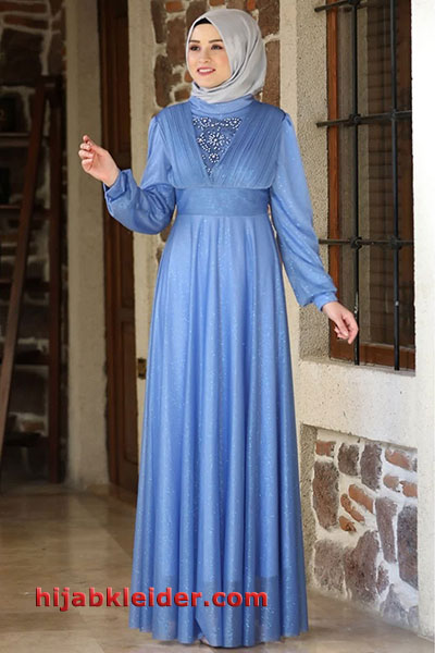 Amine Hüma Hijab Abendkleid Modelle 2 (Moda Nisa 2023 Winter) | Hijab Evening Dress - Abendkleid