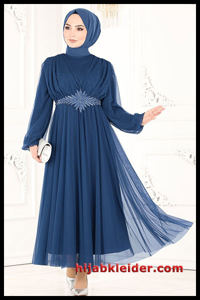 2023 Winter ModaSelvim Hijab Abendkleider Modelle 2 – Abendkleid- Evening Dress