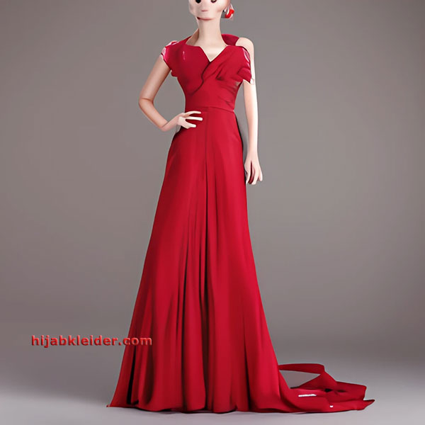 Wie kombiniert man ein rotes Abendkleid?