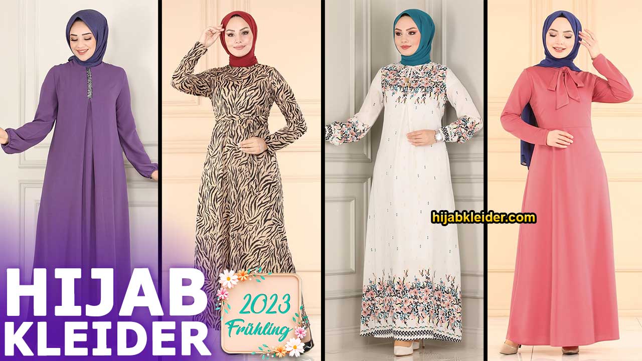 2023 Frühjahr-Sommer-Modellkollektion für Hijab-Kleider von Moda Selvim 1 | ModaSelvim Kleid 2023