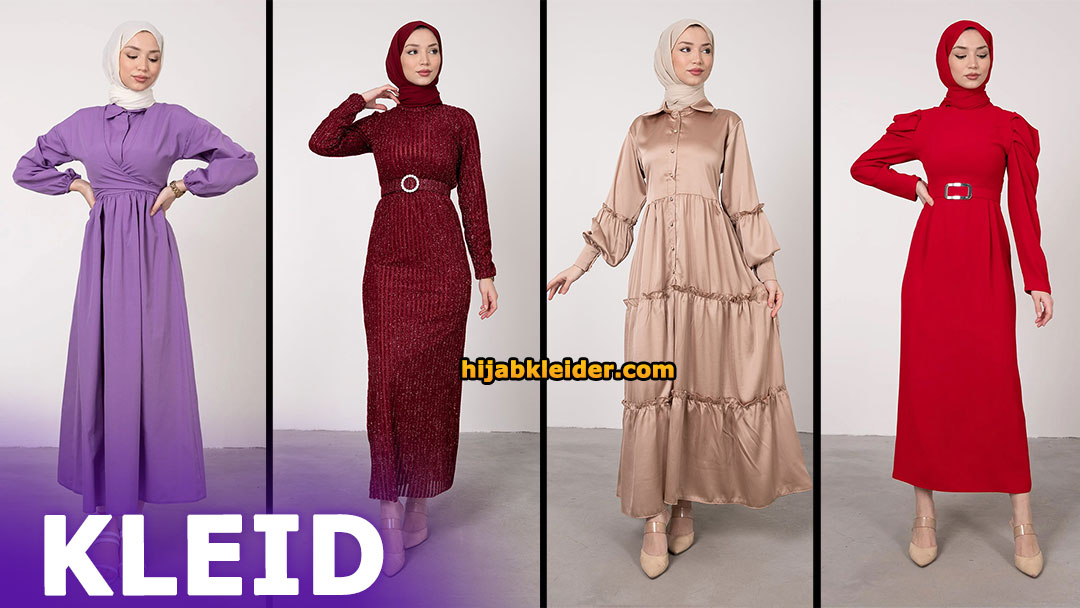 2024 Tägliche Kleidermodelle - Die neuesten Hijab Kleider