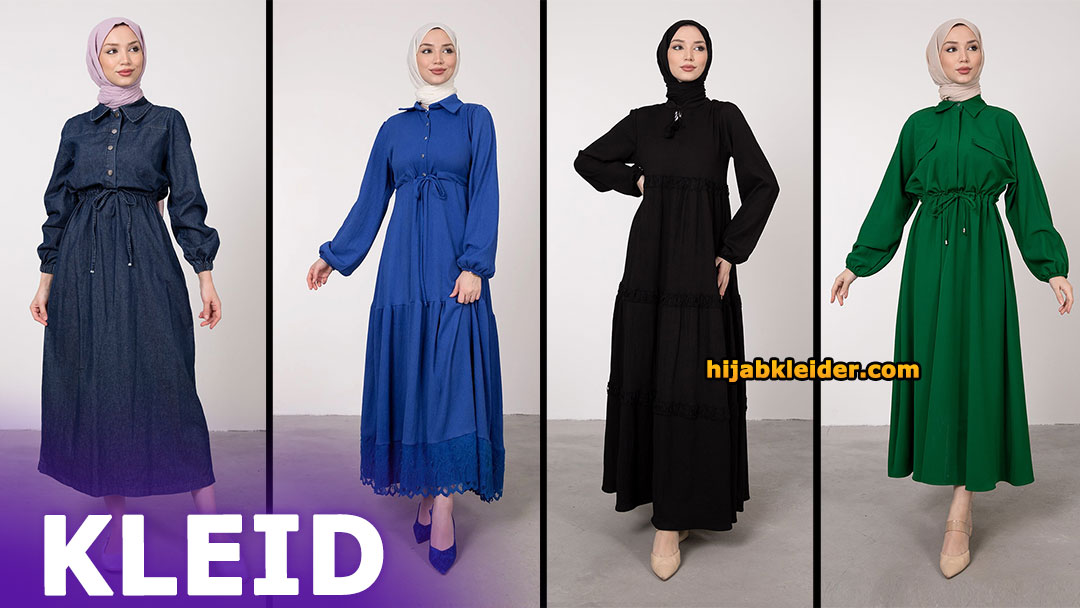 2024 Tägliche Hijab Kleider - Die neuesten modischen Tageskleider der Saison