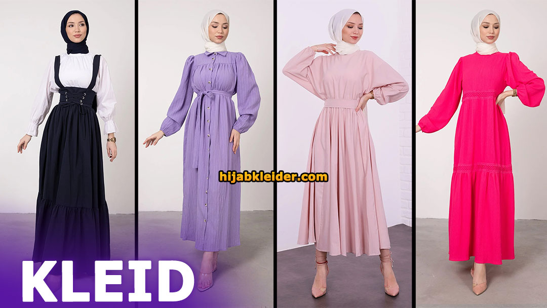 2024 Tägliche Hijab-Kleidungsmodelle - 2024 Tägliche Kleider