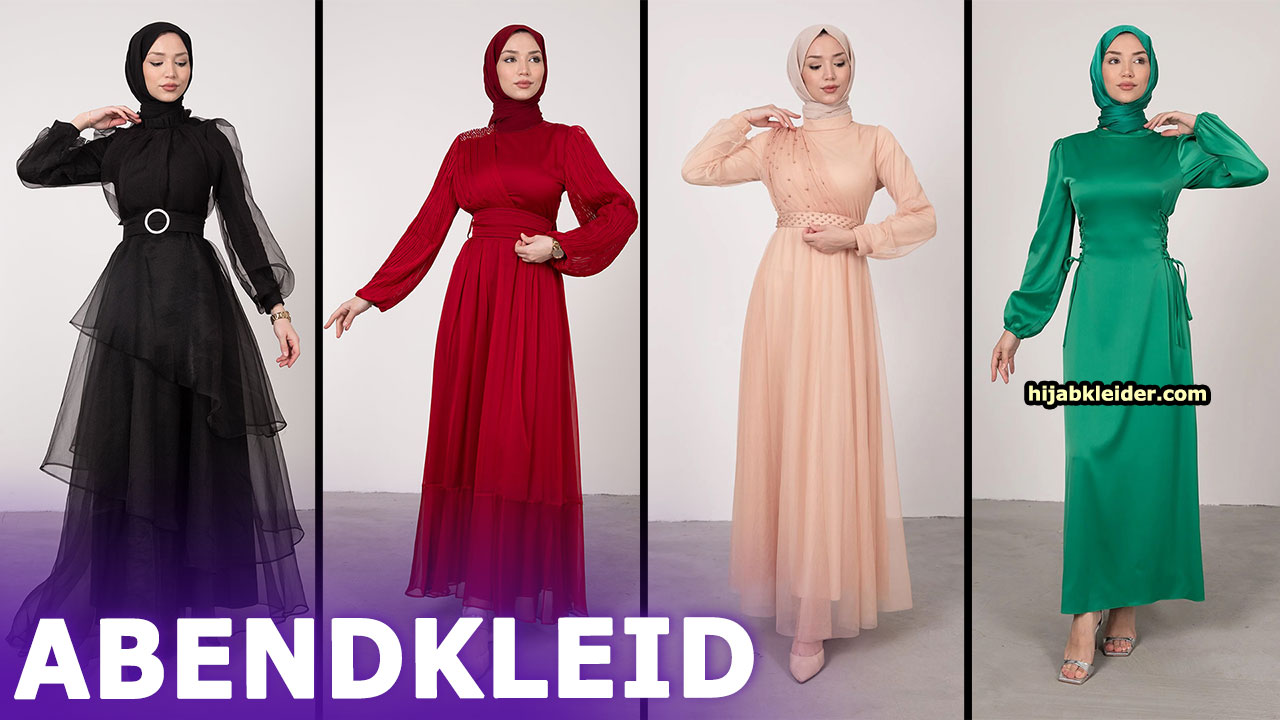 2024 Frühling Sommer Hijab Abendkleid Modelle - Neue Saison Abendkleider