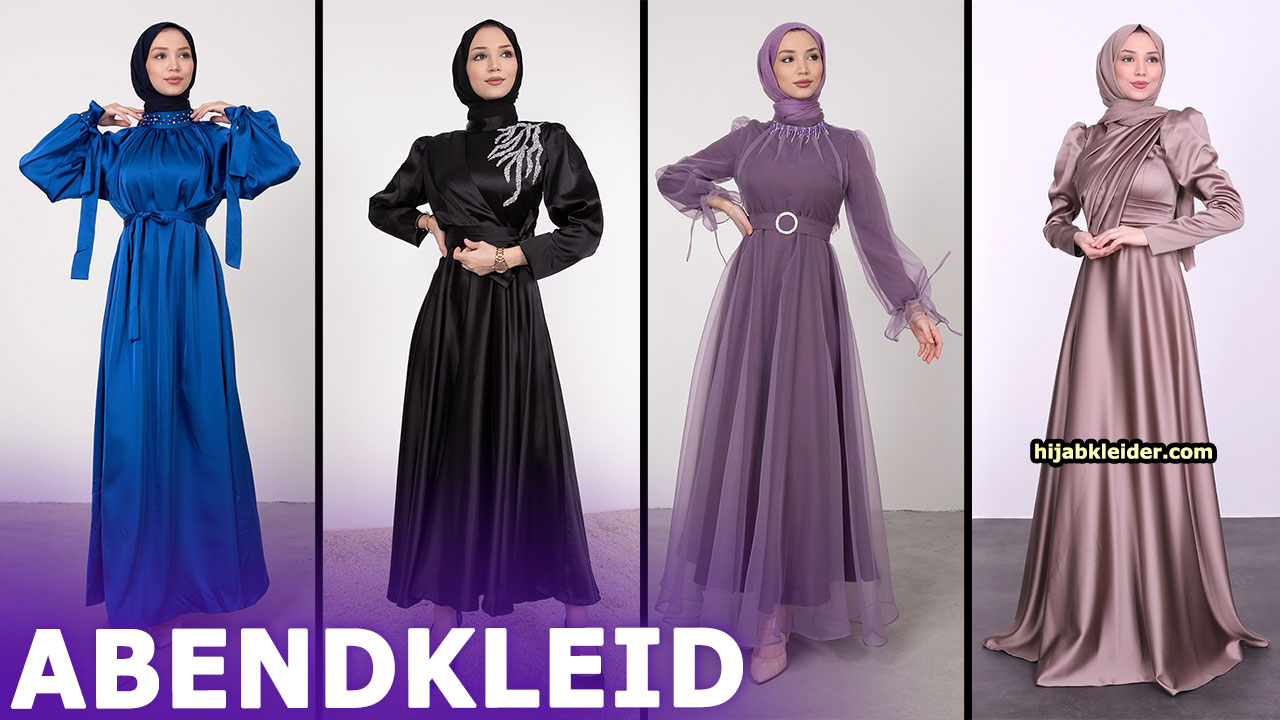 Neue Saison Hijab Abendkleid Modelle - 2024 Hijab Abendkleid Modelle