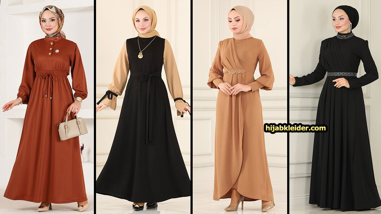 2024 Winter Saison ModaSelvim Hijab Kleid