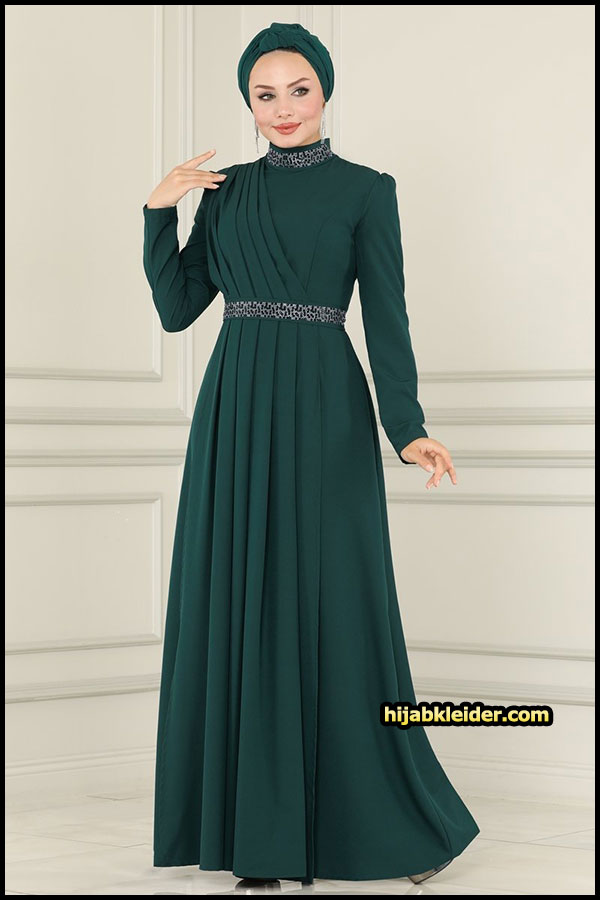 2024 Winter Saison ModaSelvim Hijab Kleid