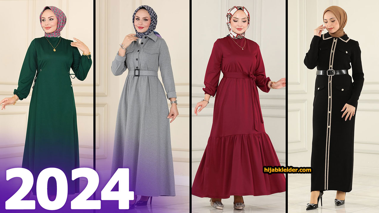 ModaSelvim 2024 Winter Hijab Kleider